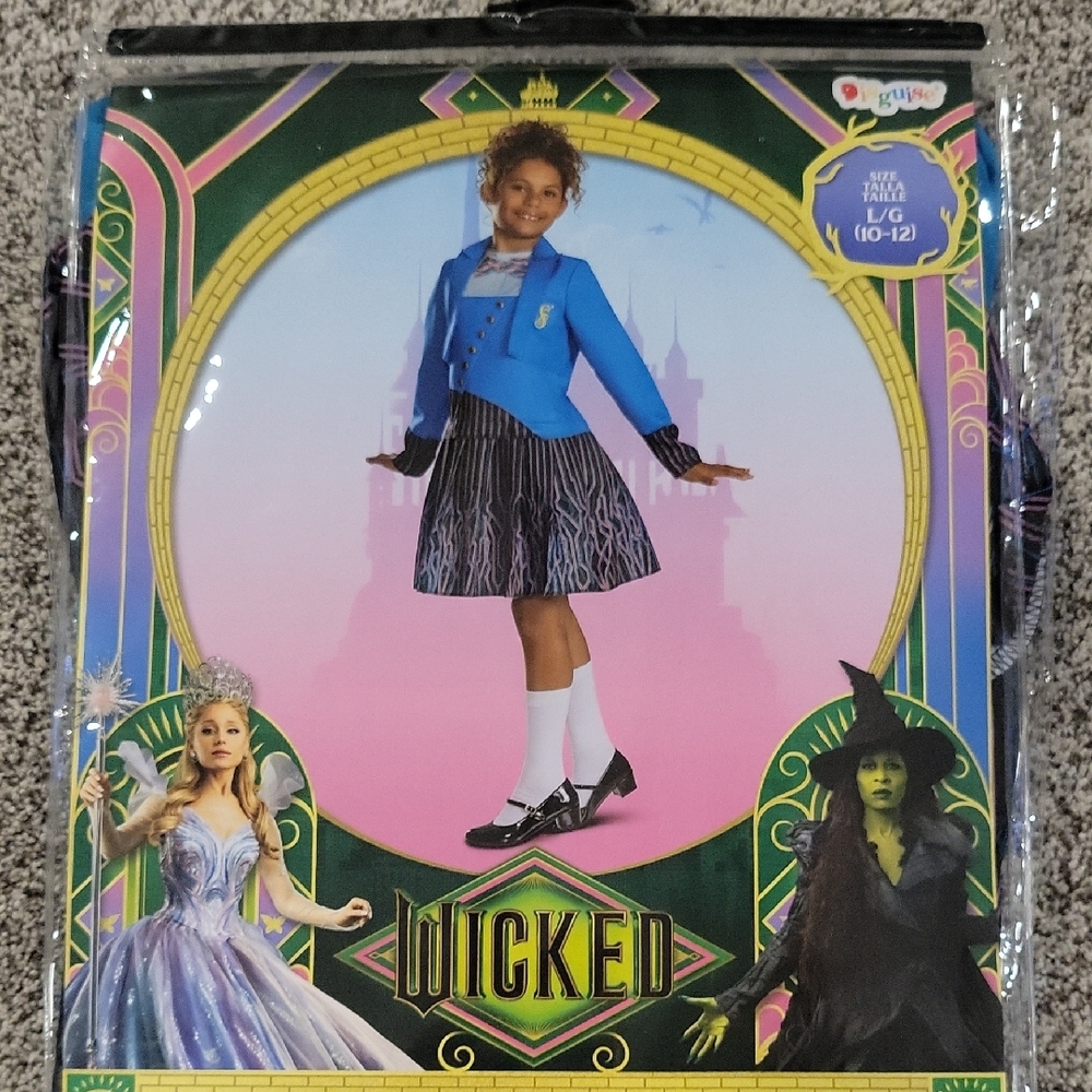 New Wicked Costume. Size Large 10/12